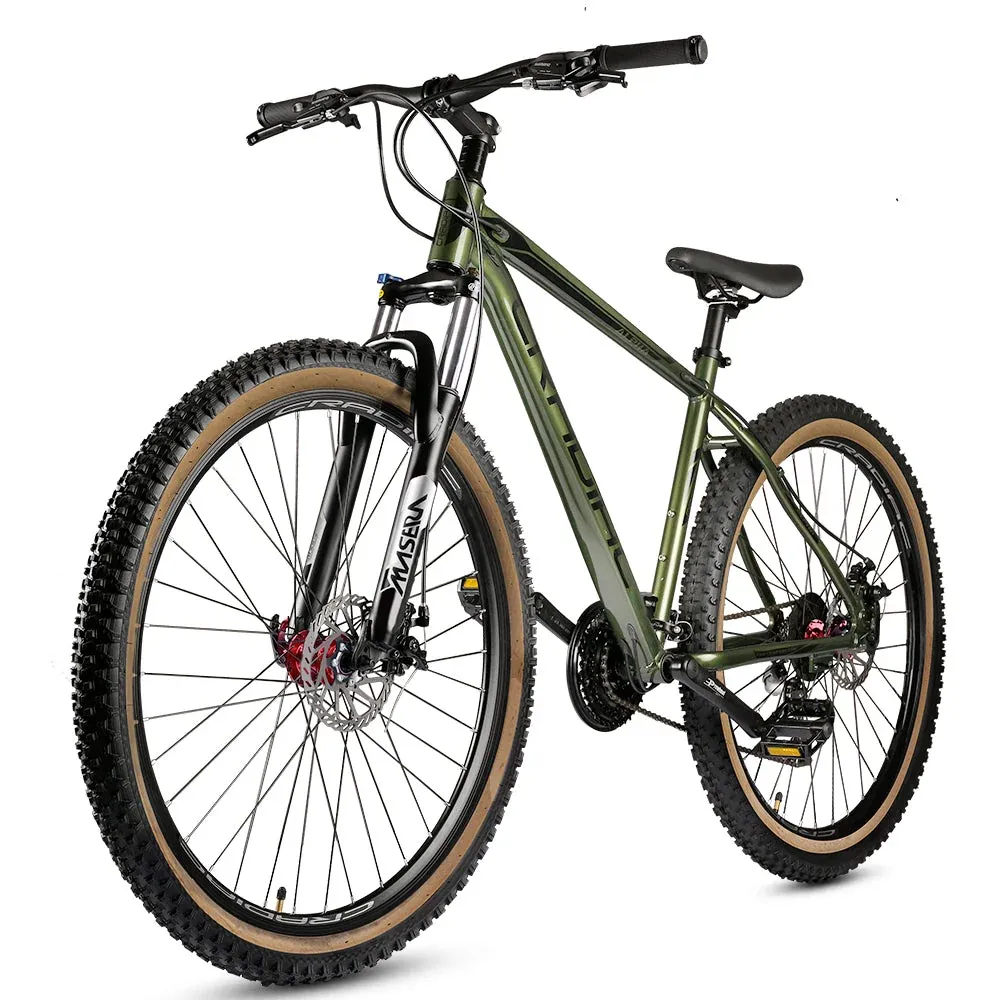 Cradiac Alpha PRO 21 Speed Aluminium Alloy Cycle 29 T 21 Speed Gear Bicycle for Men with Front Zoom Lockout Suspension & Dual Disc Brake Mountain Bike