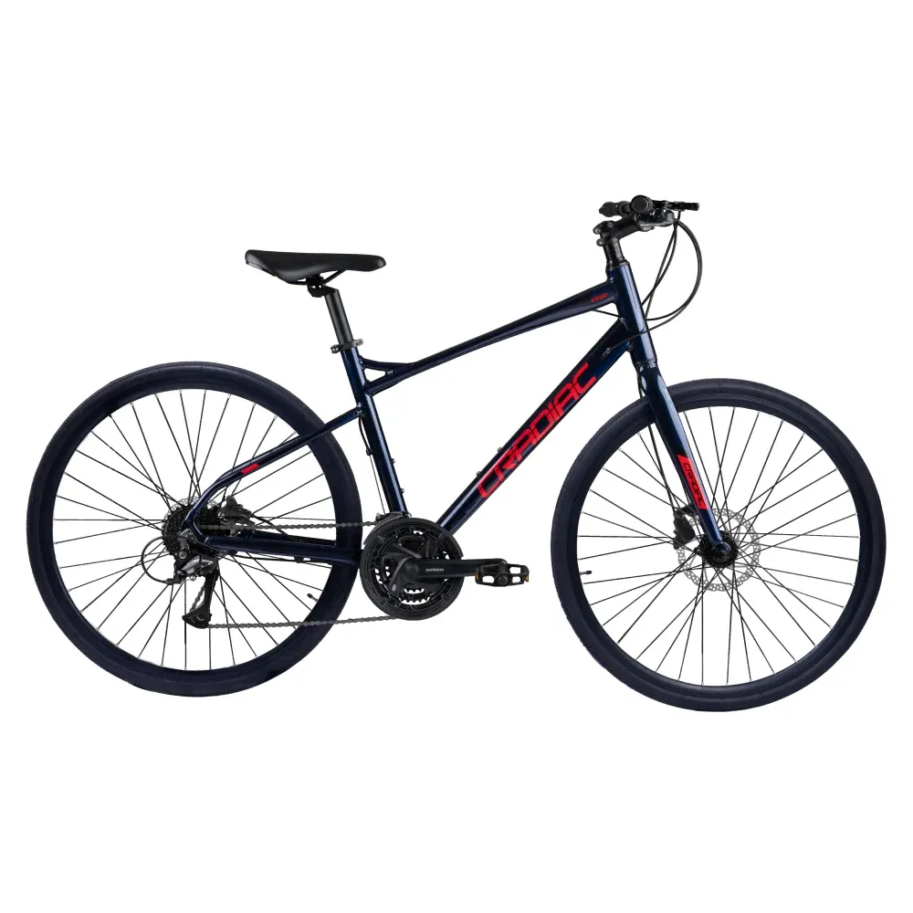 Cradiac - Concept X | 24 Speed Gear GRAVEL Cycle | 700 * 47 C Bike | Rigid Fork | 6061 Alloy Frame | Nylon Tires | Shimano Hydraulic Dual DISC Brakes | Ideal for 15+ Years Men/Boys/Girls