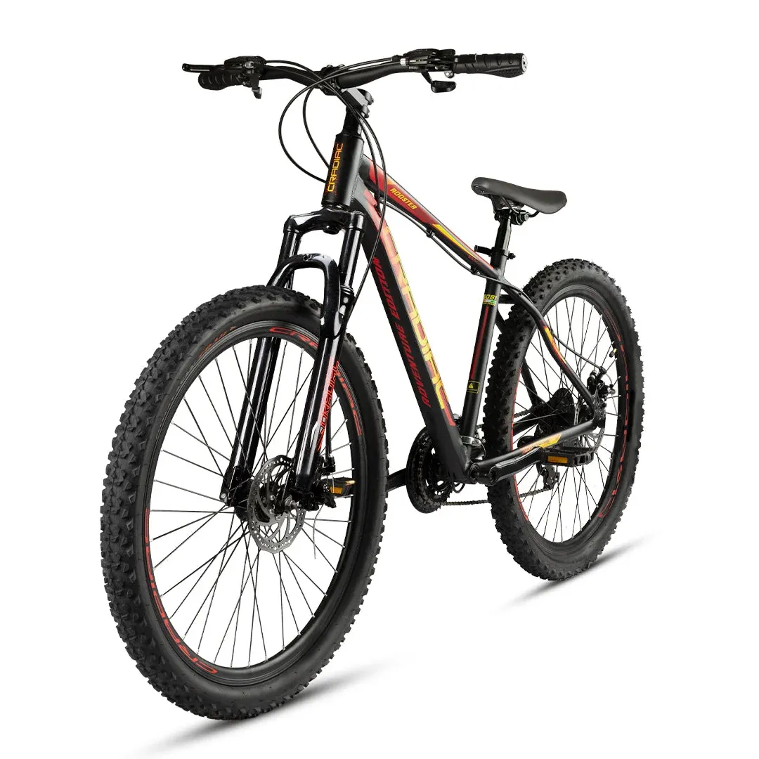 Cradiac Rooster LITE 21 Speed Aluminium Alloy MTB Cycle 29 T 21 Speed Gear Bicycle for Men with Front Suspension & Dual Disc Brake Mountain Bike