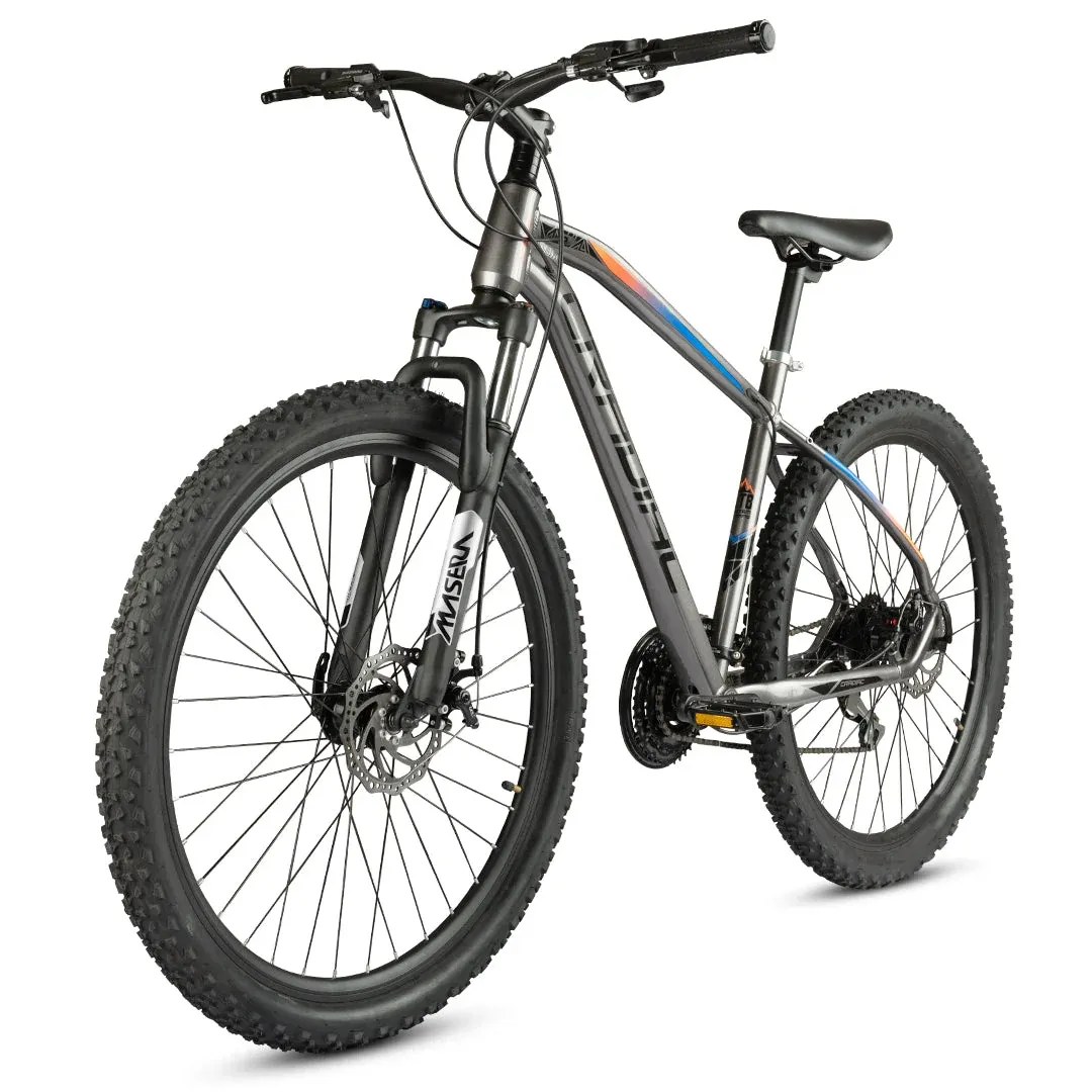 Cradiac XC 900 GEN 3-24 Speed Aluminium Alloy Cycle 27.5 T 24 Geared Bicycle for Men with Zoom Lockout Suspension & Dual Disc Brake Mountain Bike